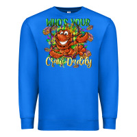 True Royal Who's your craw daddy Mardi Gras Premium Sweatshirt - LillyAllenDesigns