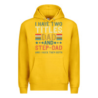 Lemon I Have Two Tıtles Dad And Step Dad And I Rock Them Premium Hoodie - Bettercallsaul