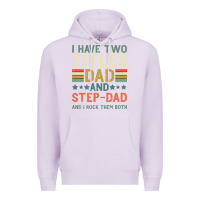 Lilac I Have Two Tıtles Dad And Step Dad And I Rock Them Premium Hoodie - Bettercallsaul