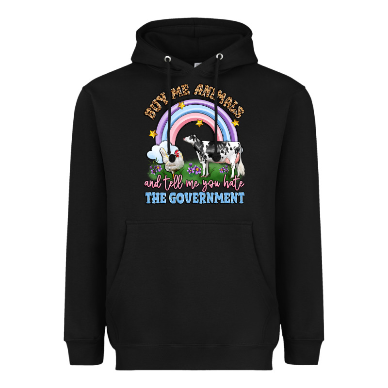 Buy Me Animals And Tell Me You Hate The Government Heavyweight Hoodie by LillyAllenDesigns | Teevron