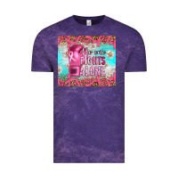 Cloud Purple Breast cancer  no one fıghts alone tumbler Vintage Tee - Artiststas