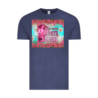 Vintage Denim Breast cancer  no one fıghts alone tumbler Vintage Tee - Artiststas