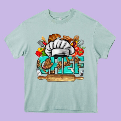 Chef Heavy Core Tee Designed By Texasbilliewilder