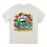 Cream chef Heavy Core Tee - texasbilliewilder
