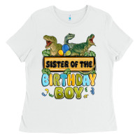 White sister of the birthday boy Ladies Tee - MaliasSmallBusiness