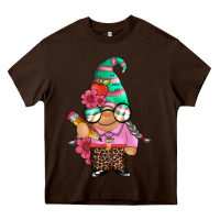 Chocolate Brown teacher gnome Heavy Core Tee - Artiststas