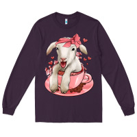 Plum valentines day lamb Long Sleeve Tee - Jasminsmagicworld