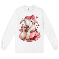 White valentines day lamb Long Sleeve Tee - Jasminsmagicworld