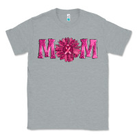 Heather Grey breast cancer mom sunflower Classic Tee - AdoDesignShop