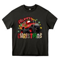 Asphalt merry christmas truck Heavy Core Tee - Zillion Design Studio