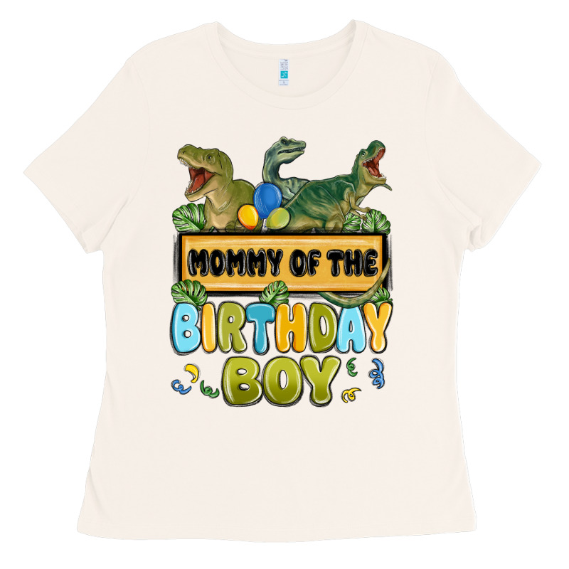Mommy Of The Birthday Boy Ladies Tee by MaliasSmallBusiness | Teevron