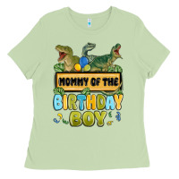 Matcha mommy of the birthday boy Ladies Tee - MaliasSmallBusiness