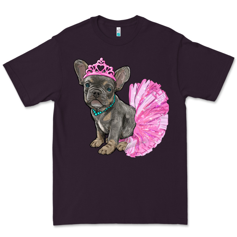 Balerina French Bulldog With Tutu Premium Tee by RanaPortraitStore | Teevron