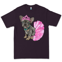 Plum balerina french bulldog with tutu Premium Tee - RanaPortraitStore