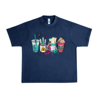 Navy science teacher coffee cups Urban Heavy Tee - AdoDesignShop