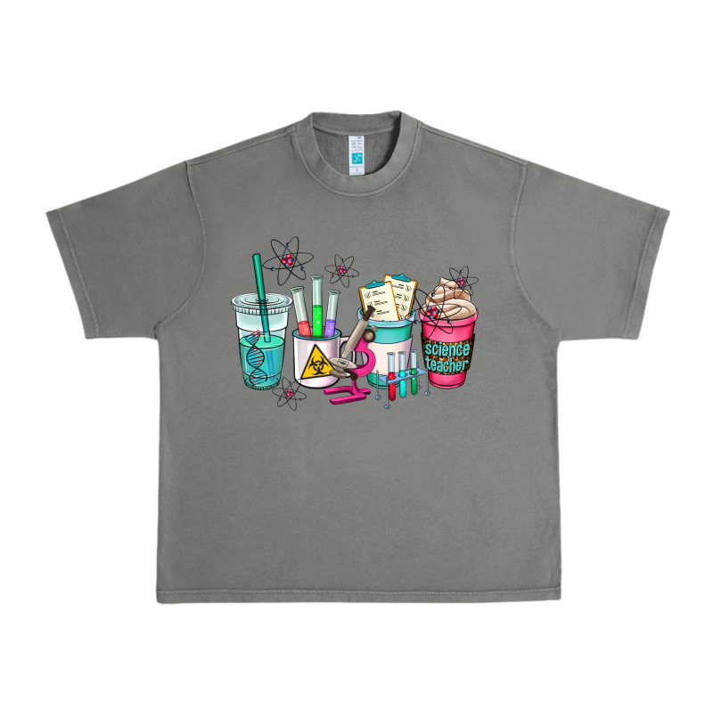Science Teacher Coffee Cups Urban Heavy Tee by AdoDesignShop | Teevron