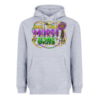 Heather Grey small town mardi gras Heavyweight Hoodie - LillyAllenDesigns