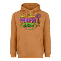 Meerkat small town mardi gras Heavyweight Hoodie - LillyAllenDesigns