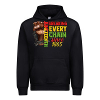 Black juneteenth breaking every chain since 1865 Urban Hoodie - CowGirlArtShop