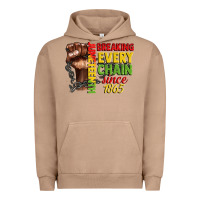 Pigment Burro juneteenth breaking every chain since 1865 Urban Hoodie - CowGirlArtShop
