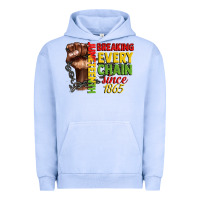 Pigment Grape Ice juneteenth breaking every chain since 1865 Urban Hoodie - CowGirlArtShop