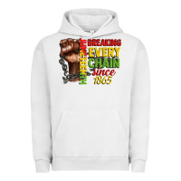 Pigment Lunar Rock juneteenth breaking every chain since 1865 Urban Hoodie - CowGirlArtShop