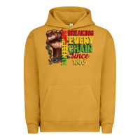 Pigment Peanut Butter juneteenth breaking every chain since 1865 Urban Hoodie - CowGirlArtShop