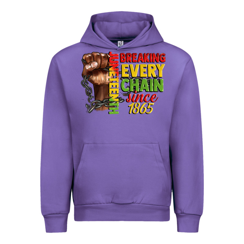 Juneteenth Breaking Every Chain Since 1865 Urban Hoodie by CowGirlArtShop | Teevron
