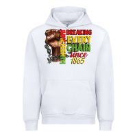 White juneteenth breaking every chain since 1865 Urban Hoodie - CowGirlArtShop