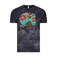 Cloud Black race sunflower patches Vintage Tee - AdoDesignShop
