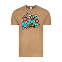Vintage Camel race sunflower patches Vintage Tee - AdoDesignShop