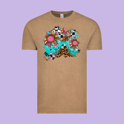 Race Sunflower Patches Vintage Tee Designed By Adodesignshop