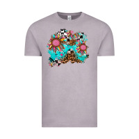 Vintage Zinc race sunflower patches Vintage Tee - AdoDesignShop