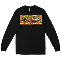 Black it's fall y'all cow Long Sleeve Tee - Jasminsmagicworld