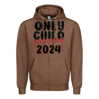 Chestnut only child expiring 2024 Zipper Hoodie - MaliasSmallBusiness