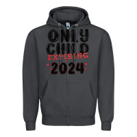 Smoke only child expiring 2024 Zipper Hoodie - MaliasSmallBusiness