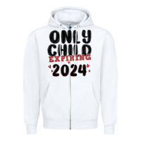 White only child expiring 2024 Zipper Hoodie - MaliasSmallBusiness