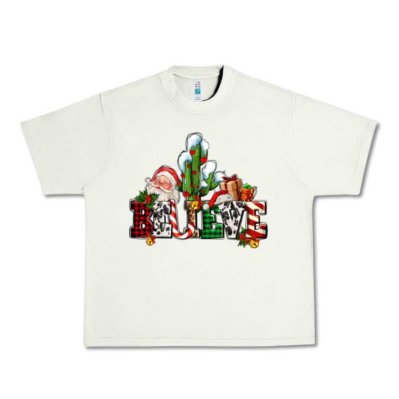 Believe Christmas And Santa Urban Heavy Tee by AdoDesignShop | Teevron