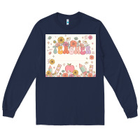 Navy teacher custom name Long Sleeve Tee - JahusDesignShop