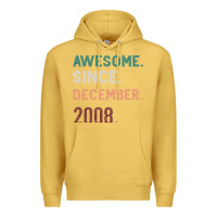 Antique Gold Awesome Since December 2008 Premium Hoodie - Bettercallsaul