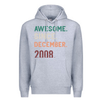 Heather Grey Awesome Since December 2008 Premium Hoodie - Bettercallsaul