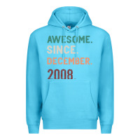 Ocean Blue Awesome Since December 2008 Premium Hoodie - Bettercallsaul