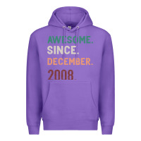 Purple Awesome Since December 2008 Premium Hoodie - Bettercallsaul