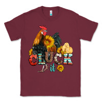 Burgundy cluck it coop animals hen and chick aztec serape leopard Classic Tee - Artiststas