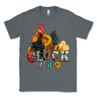 Charcoal Heather cluck it coop animals hen and chick aztec serape leopard Classic Tee - Artiststas