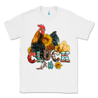 White cluck it coop animals hen and chick aztec serape leopard Classic Tee - Artiststas