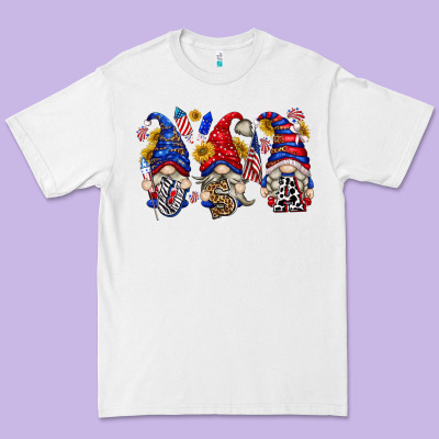 Premium Tee usa with gnome billie wilder