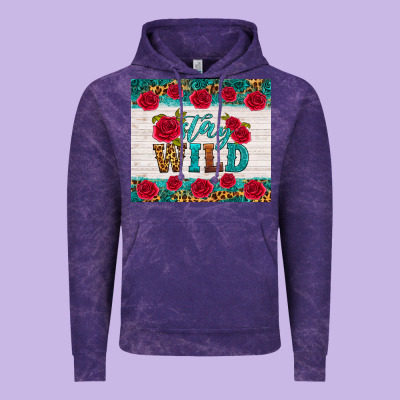 Stay Wild Vintage Hoodie Designed By Hra Design Shop