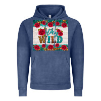 Vintage Denim stay wild Vintage Hoodie - HRA Design Shop