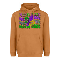 Meerkat mardi gras with fleur de lis Heavyweight Hoodie - LillyAllenDesigns